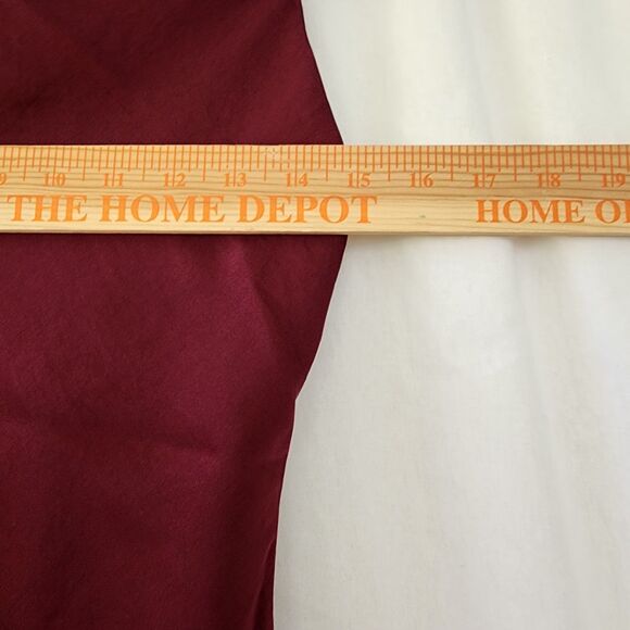 Choosy Lexie Plum Burgundy Satin Slip Mini Dress 2 Cocktail Party NWT Y2K - Picture 8 of 12